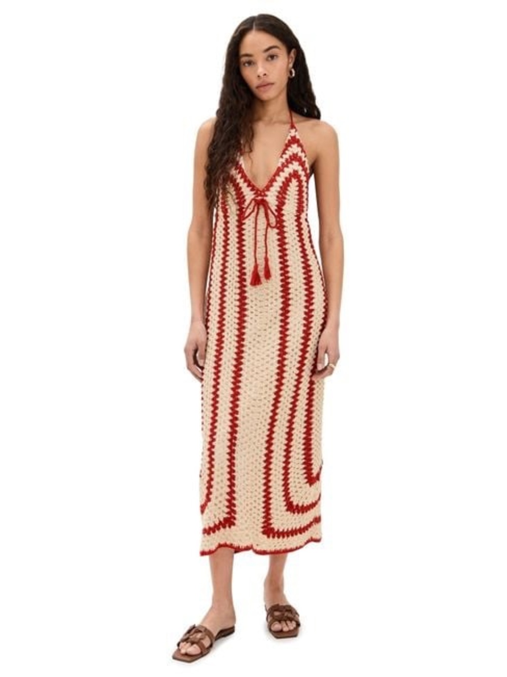 SAYLOR NYC Georgie Crochet Midi Dress - BRAND NEW